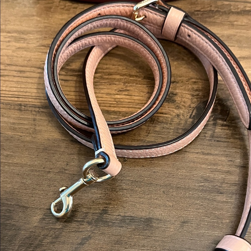Coach Burgundy and Cream Mini Bag - Picture 13 of 16